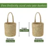 Set of 2 Hanging Jute Planter Baskets - Image 6