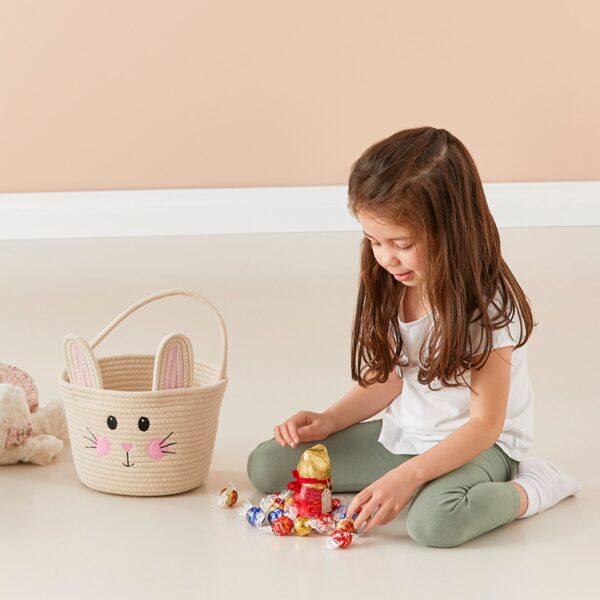 Cotton Rope Bunny Basket - Kids' Room Collection