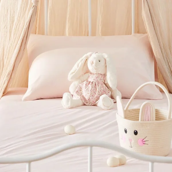 Cotton Rope Bunny Basket - Kids' Room Collection - Image 3