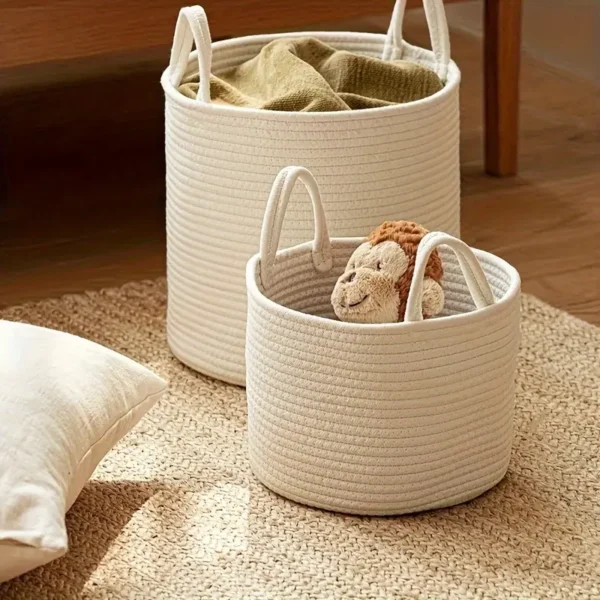 White Basket - Image 5