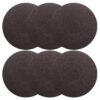 Brown Cotton Rope Placemats, 14-inch round design, perfect for dining and table decor.