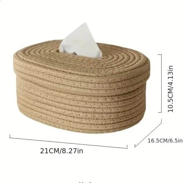 cotton rope tissue box