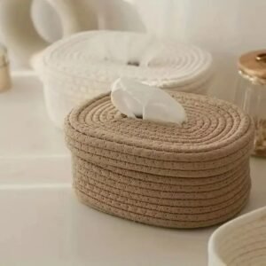 cotton rope tissue box