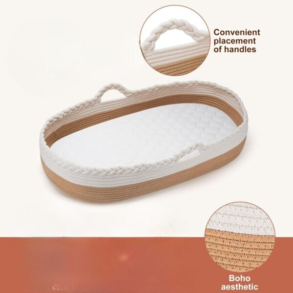 Baby Diaper Changing Basket for Newborns & Infants - Image 11