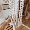 macrame curtain holder macrame tiebacks rope curtain tiebacks boho curtain holders handmade curtain accessories cotton curtain rope boho decor macrame curtain ties bohemian curtain holders