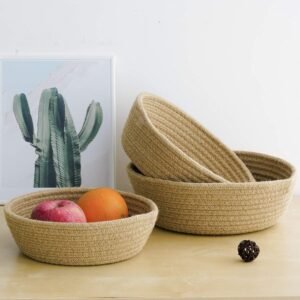 jute bowl set jute storage bowls woven jute baskets small jute baskets jute fruit bowl handmade jute bowl natural fiber storage basket round woven bowl boho storage bowl rustic home décor basket set of 3 jute bowl baskets small jute fruit bowl set handmade woven jute storage bowls natural fiber decorative bowl set