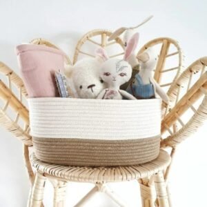 cotton storage basket jute storage basket rectangular storage basket woven storage basket shelf organizer basket cotton rope basket jute and cotton basket nursery storage basket bathroom organizer basket closet storage basket rectangular cotton and jute storage basket for shelves small woven storage basket for home organization dual tone cotton jute basket for nursery storage handmade storage basket for bathroom and bedroom