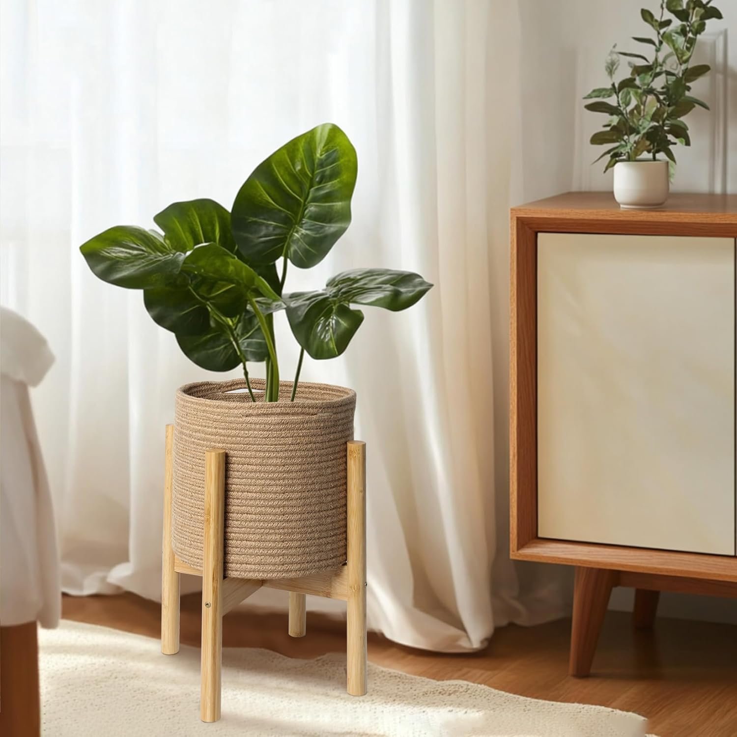 jute storage basket rope laundry basket woven storage basket round laundry hamper toy storage basket plant basket cover jute rope basket with handles blanket storage basket woven laundry basket natural fiber basket large jute rope laundry basket with handles round woven storage basket for home jute plant basket for indoor pots multipurpose storage basket for living room